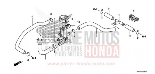 VALVE COMMANDE INJECTION D'AIR VFR1200XC de 2012